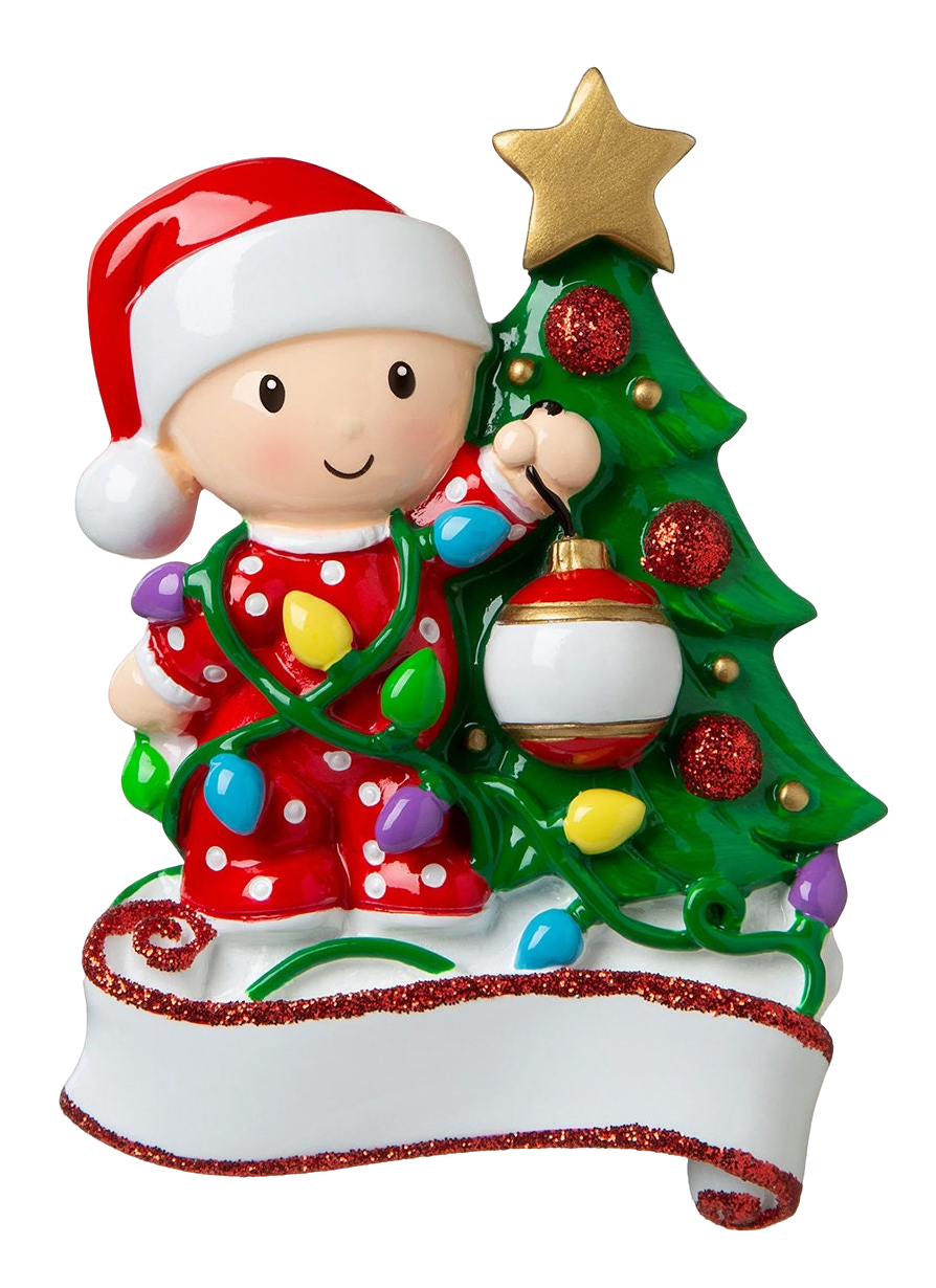 DIY Snow Baby's First Christmas Hand-writing Resin Ornament