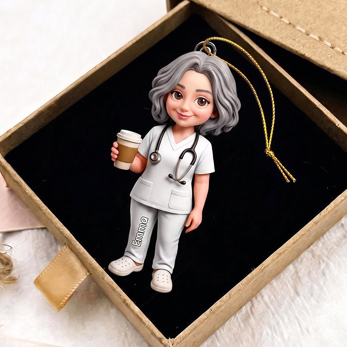 Personalized Healthcare Worker Ornament, Nurse & Medical Professional Gift