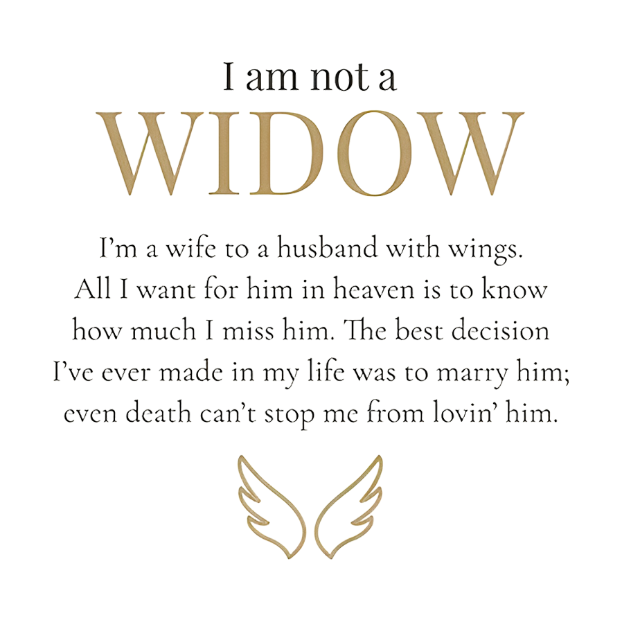 I'm a Wife to a Husband Personalized Circle Wings Memorial Birthstone Ring