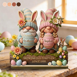 Personalized Easter Cartoon Plaque-Gifts For Couples