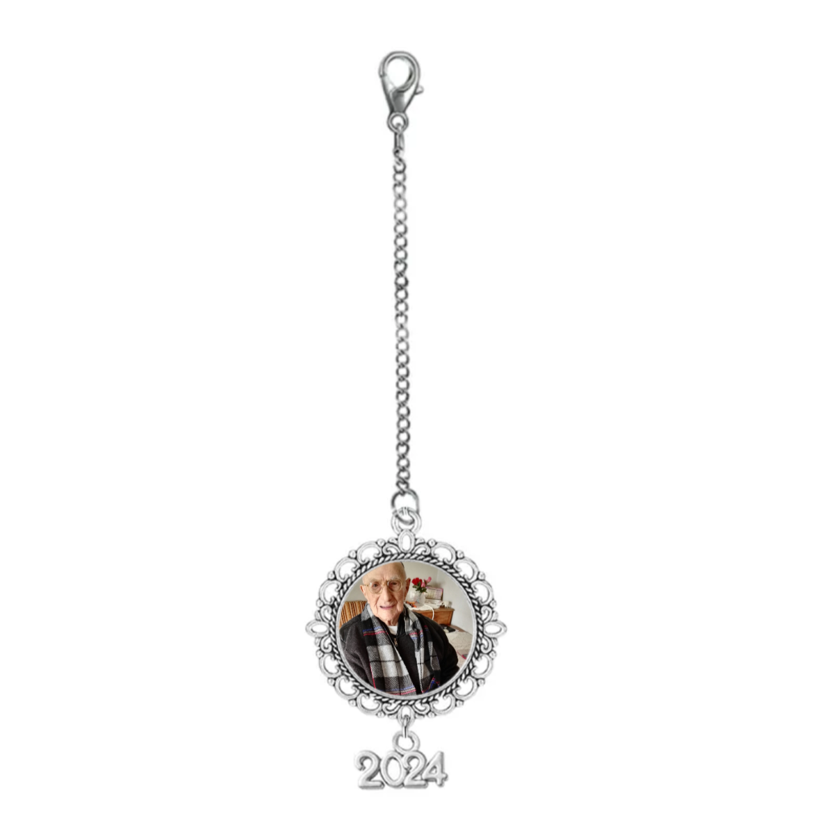 Personalized Graduation 2024 Tassel Photo Charm
