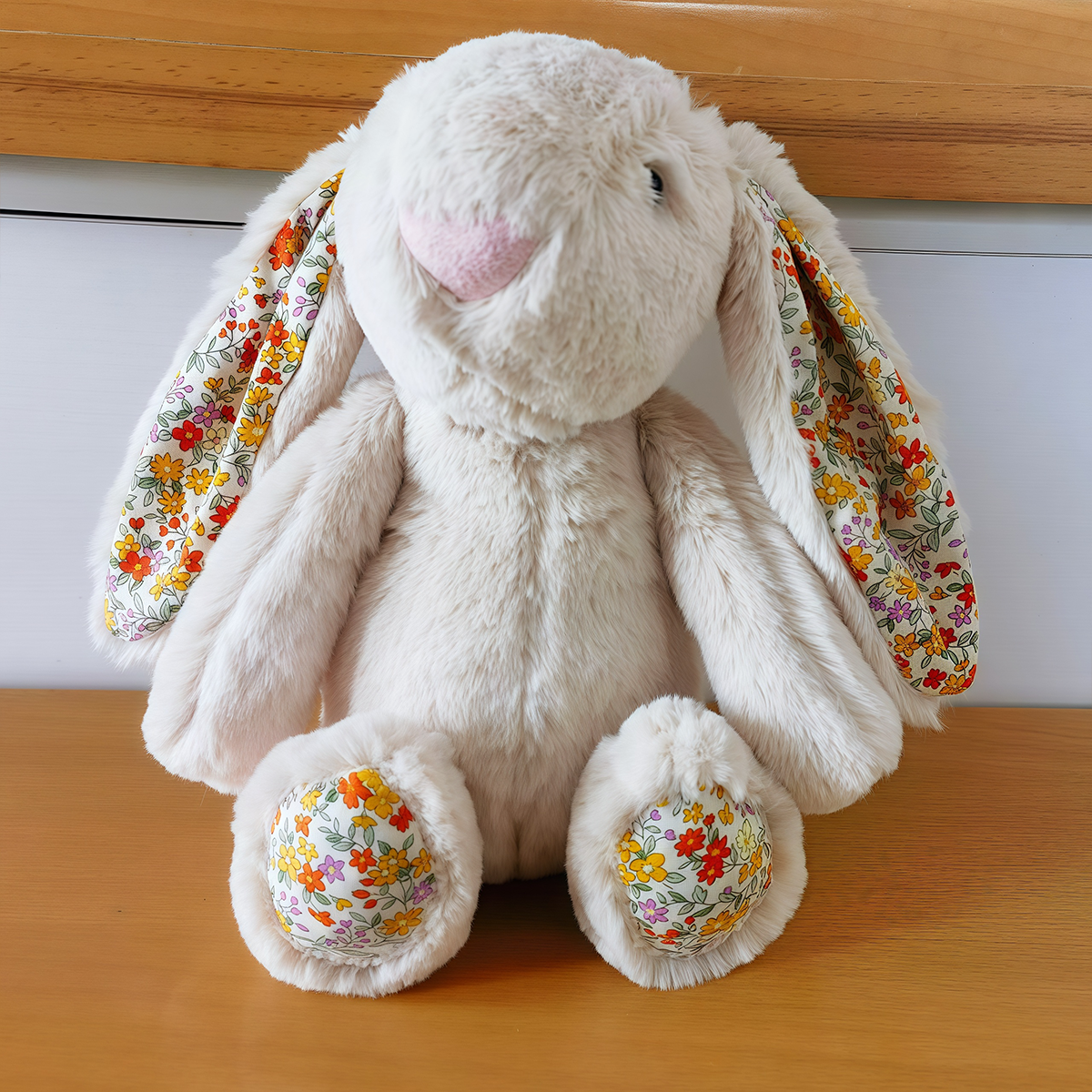 Personalized Plush Bunny With Name And Year,  Easter Gift For Kids