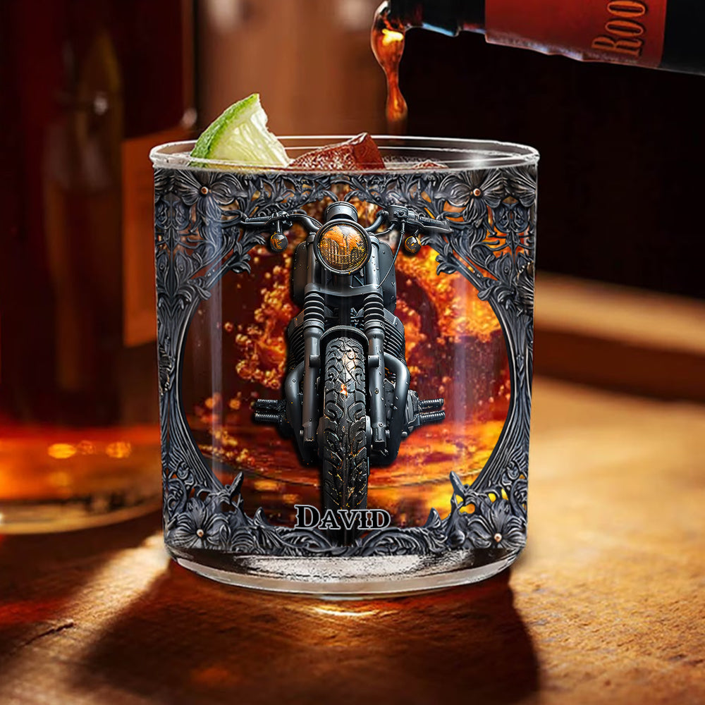 Biker Whiskey - Personalized Whisky Glass