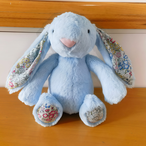 Personalized Plush Bunny With Name And Year,  Easter Gift For Kids