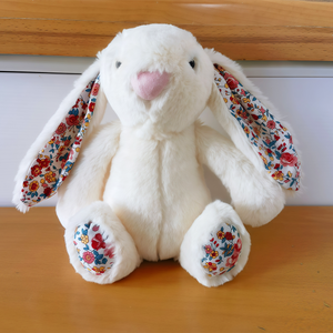 Personalized Plush Bunny With Name And Year,  Easter Gift For Kids