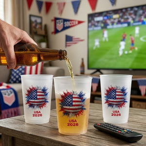 Custom Country Flags - Personalized Soccer Cups