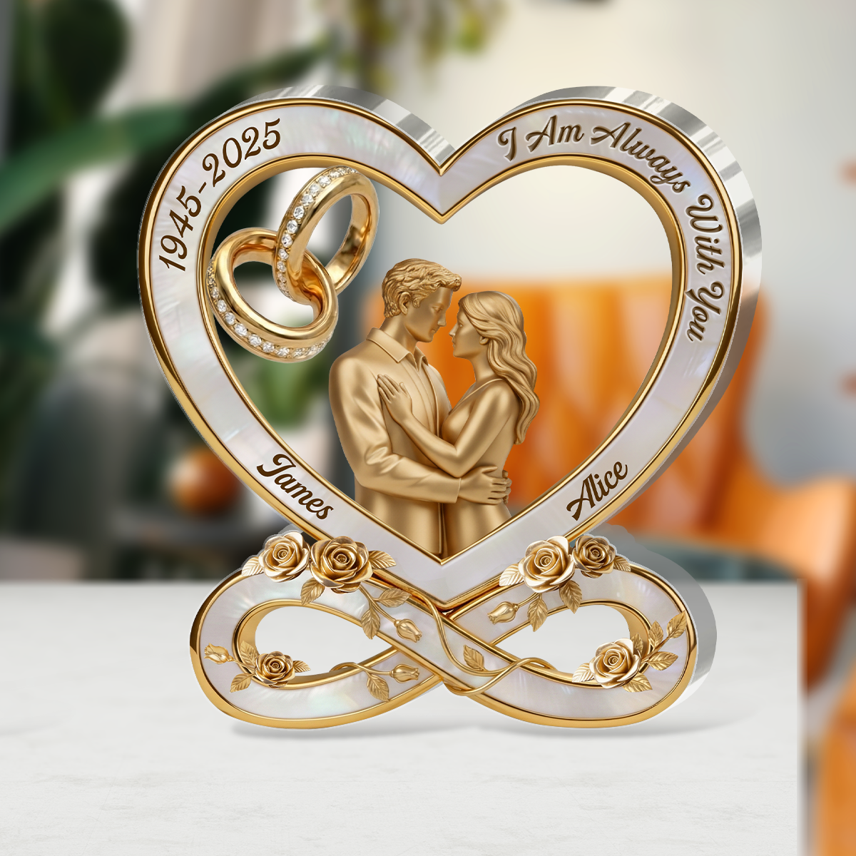 I Am Always With You - Personalized Custom Shaped Acrylic Plaque