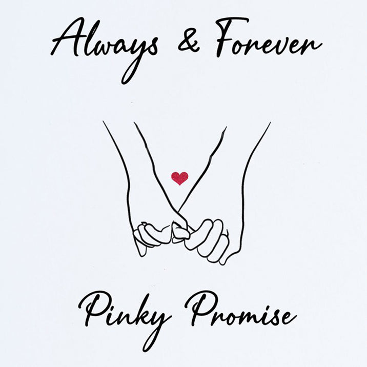 2Pcs Always & Forever Bracelet for Couple - Personalized Engraving Bracelet